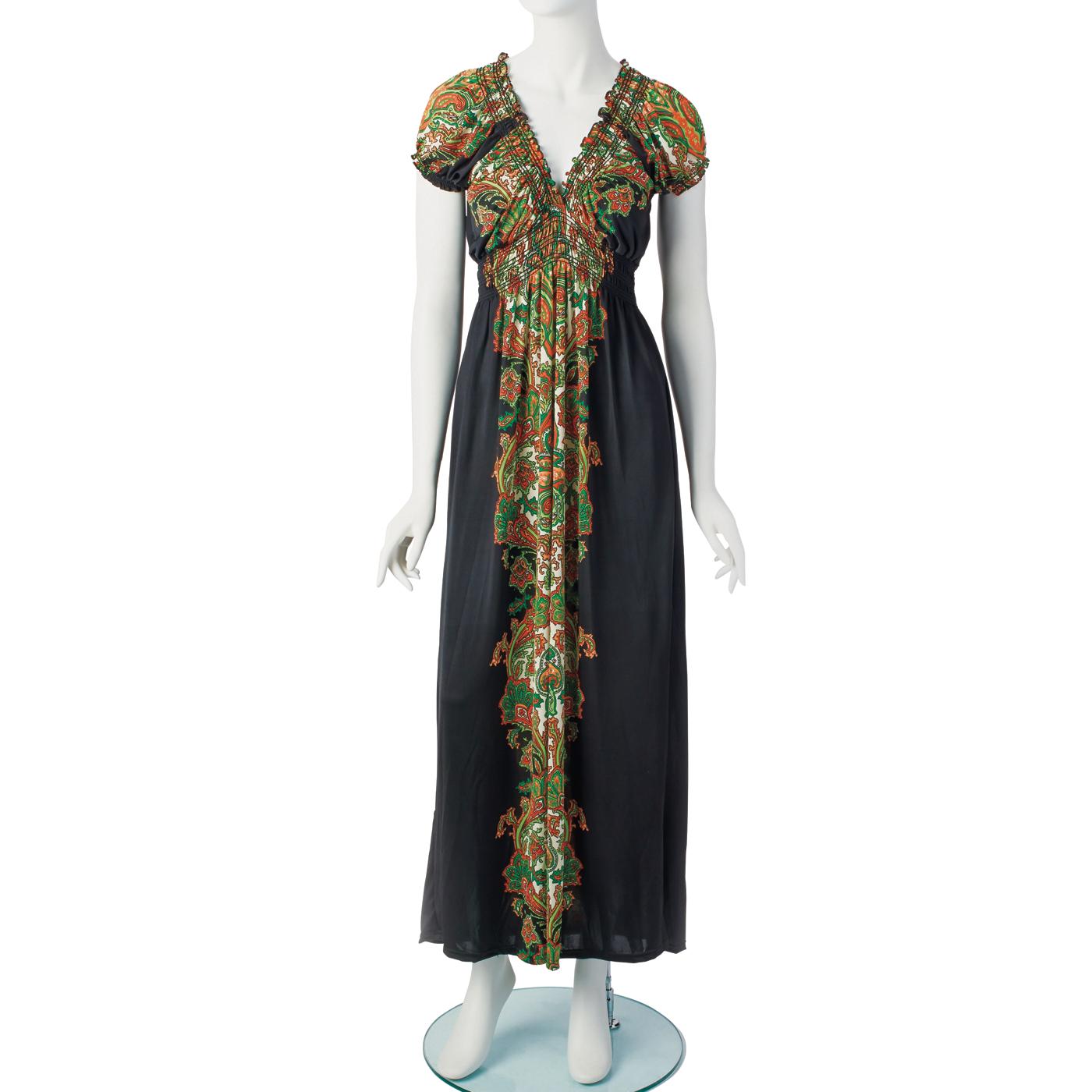 chinese dress ladies Wonderful 1960s Mexican Embroidered Maxi Dress – Shrimpton Couture main image 0