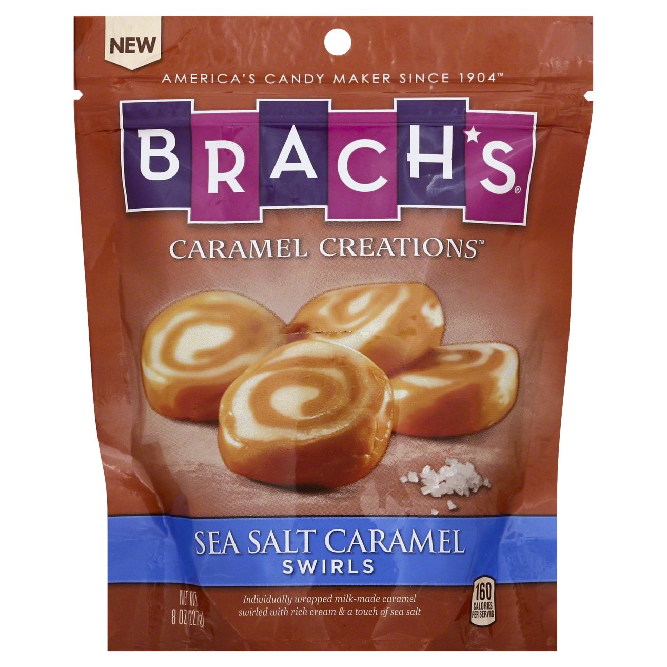 Brach's Caramel Creations Sea Salt Caramel Swirls - Shop Candy At H-E-B