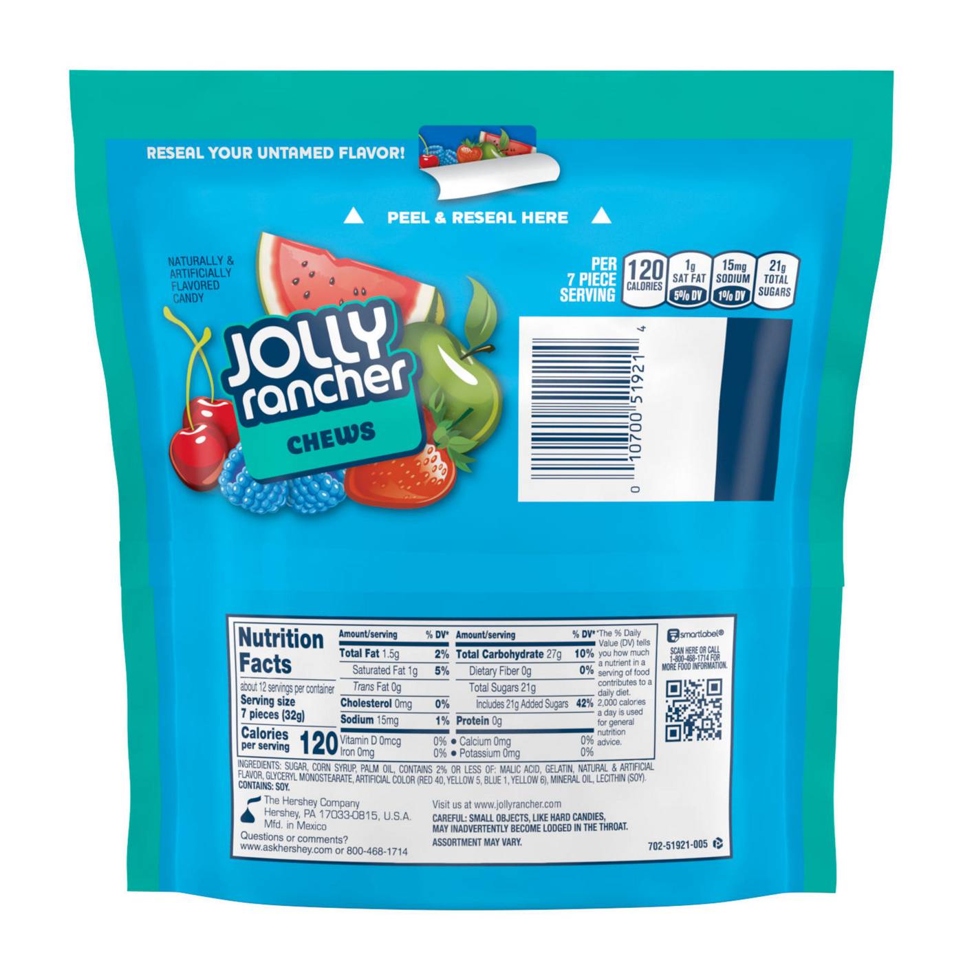 Jolly Rancher Chews Original Flavors Candy; image 5 of 7