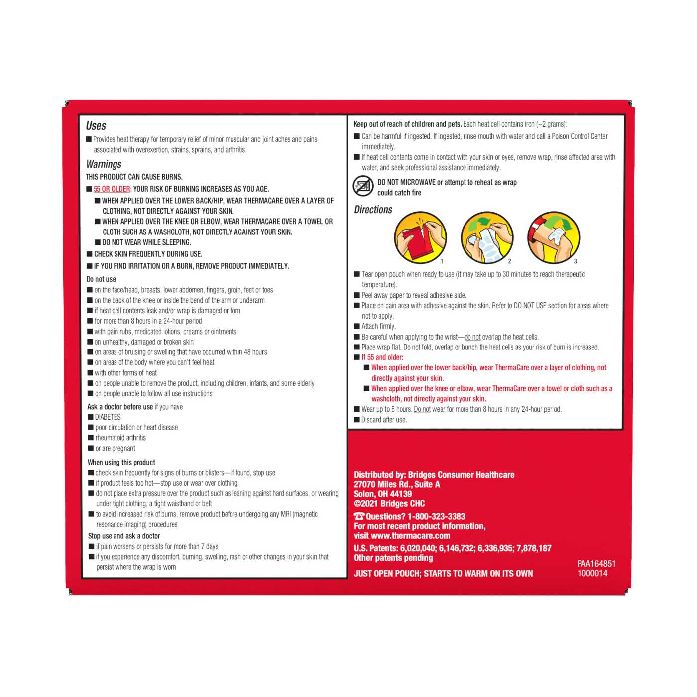 ThermaCare Joint Pain Therapy Heat Wraps; image 2 of 2