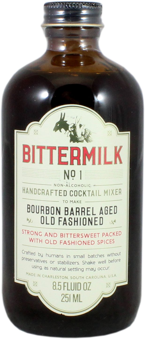 Bittermilk No 1 Bourbon Barrel Aged Old Fashioned Cocktail Mixer Shop
