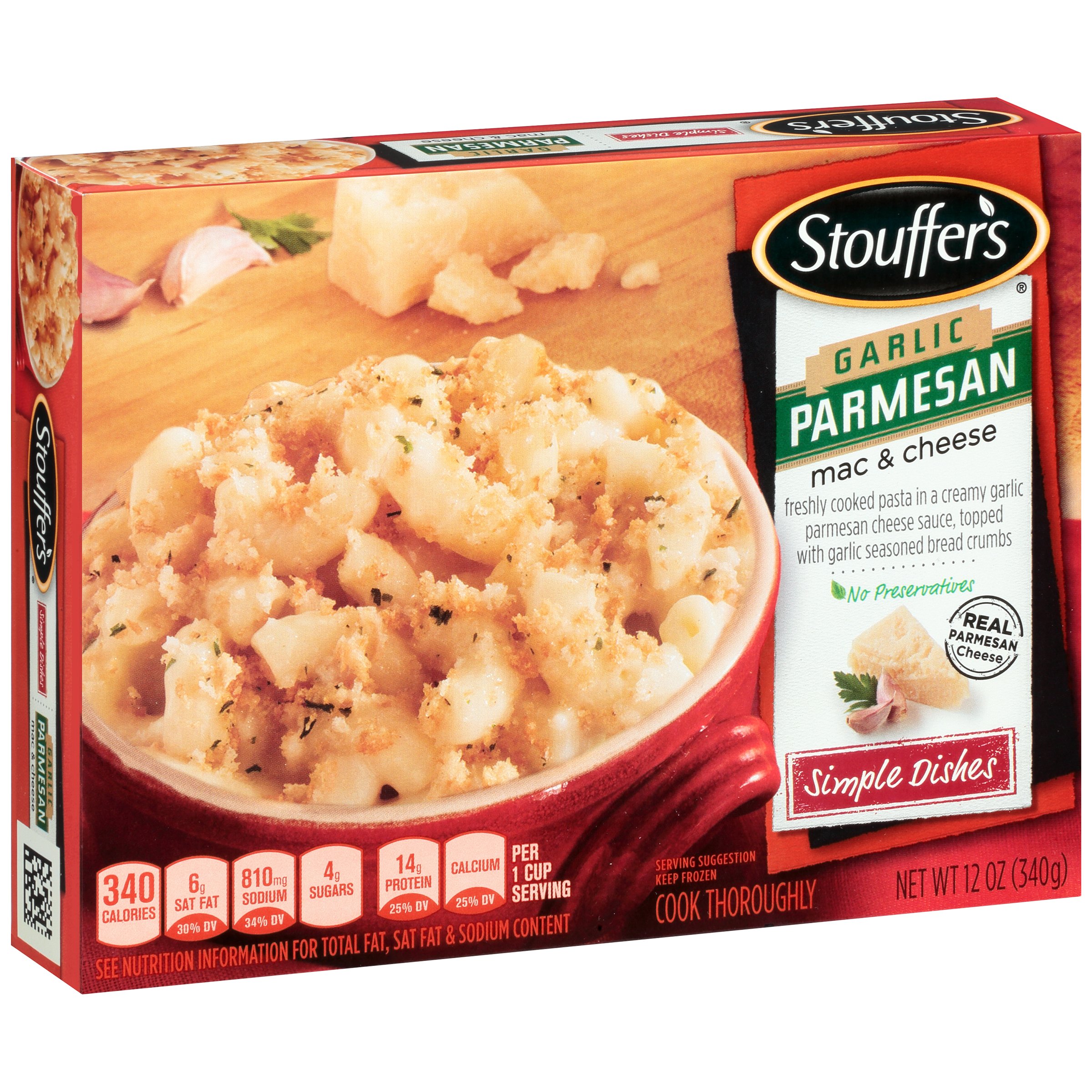 Stouffer S Garlic Parmesan Mac Cheese Shop Entrees Sides At H E B