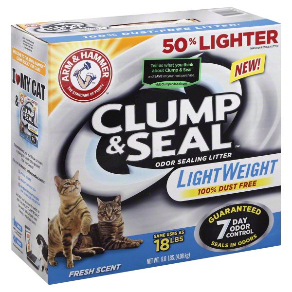 clump and seal lightweight cat litter