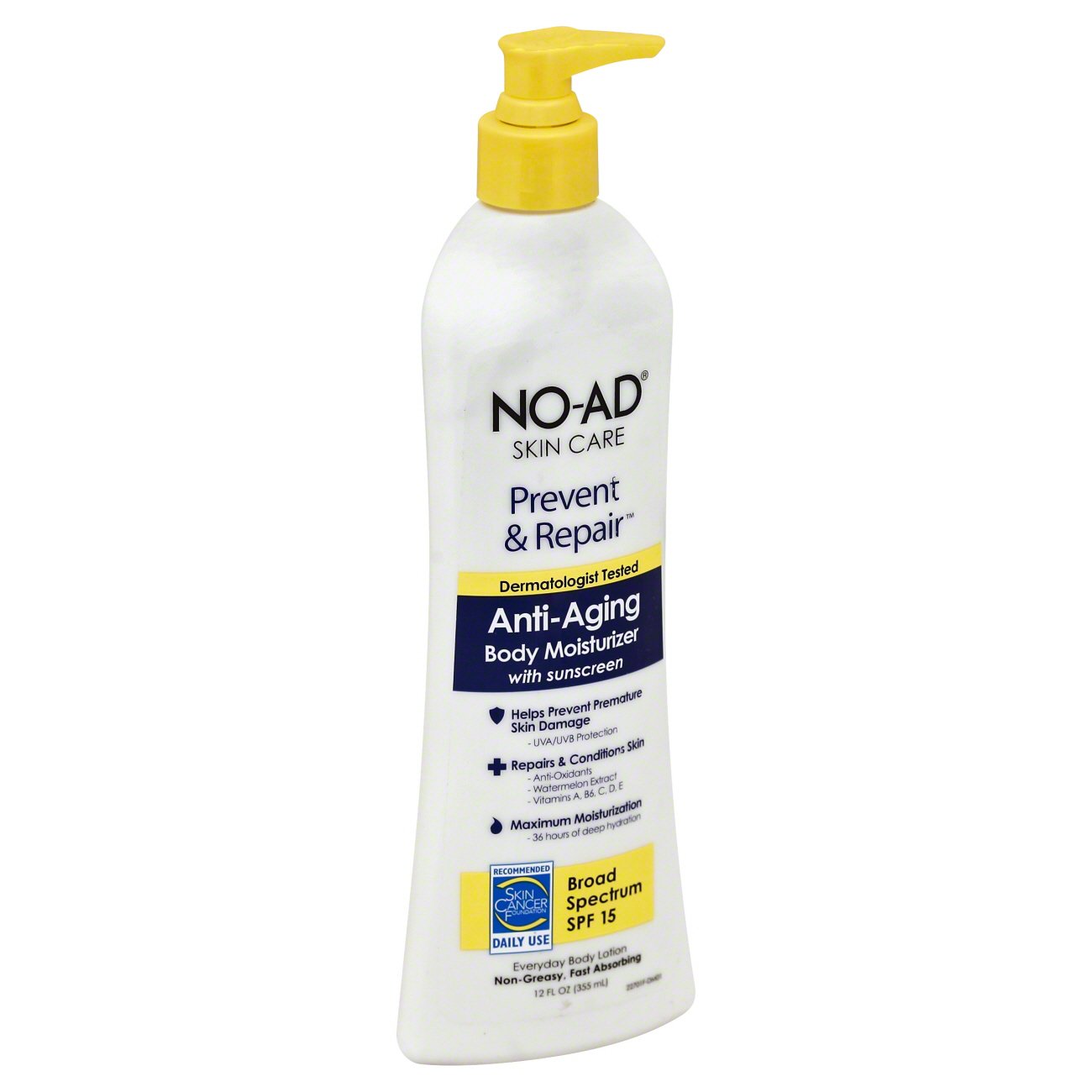 NO-AD Skin Care Prevent & Repair Lotion - Shop Body lotion at H-E-B