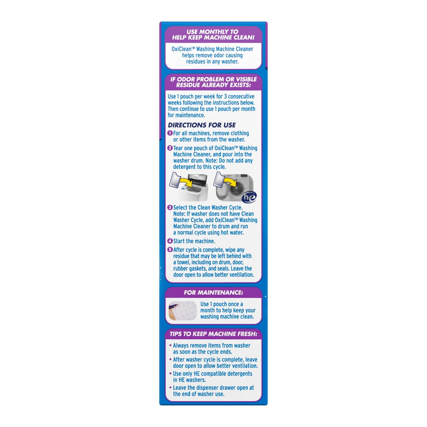 OxiClean Washing Machine Cleaner; image 3 of 12