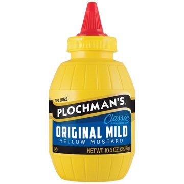 Plochman's Original Mild Yellow Mustard, 10.5 oz