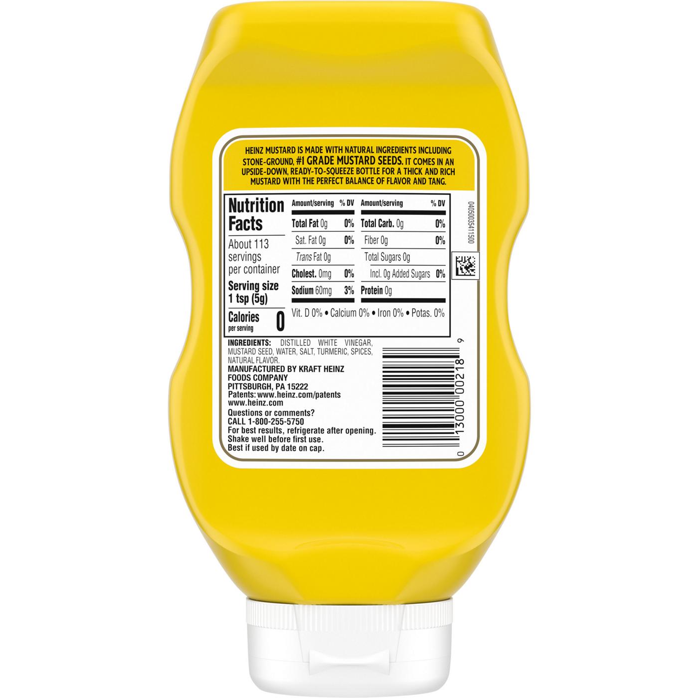 Heinz Yellow Mustard; image 4 of 4