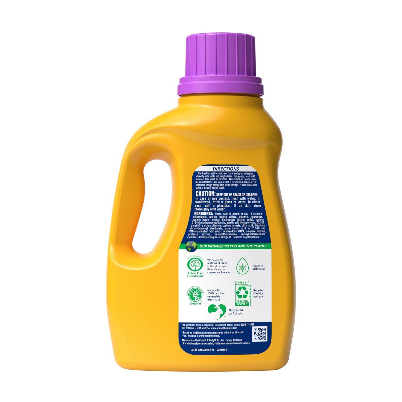 Arm & Hammer Plus OxiClean Odor Blasters HE Liquid Laundry Detergent, 35 Loads - Fresh Burst; image 3 of 4