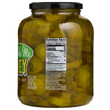 H-E-B Pickle Me Dilley Texas-Size Dill Pickle Chips, 46 oz