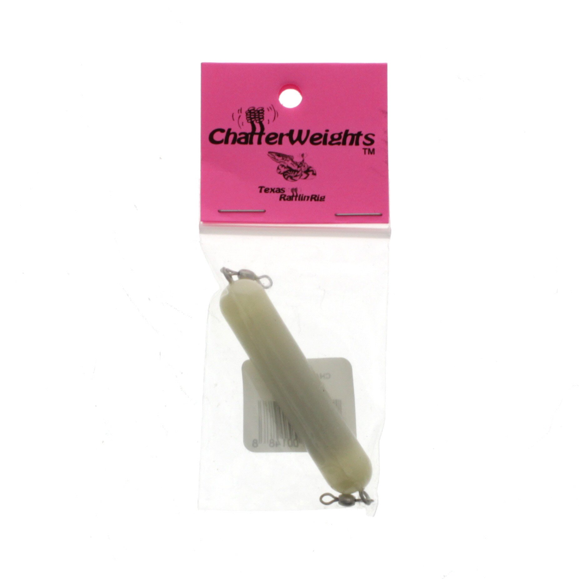 Texas Rattlin' Rig Chatter Weights Natural, Large