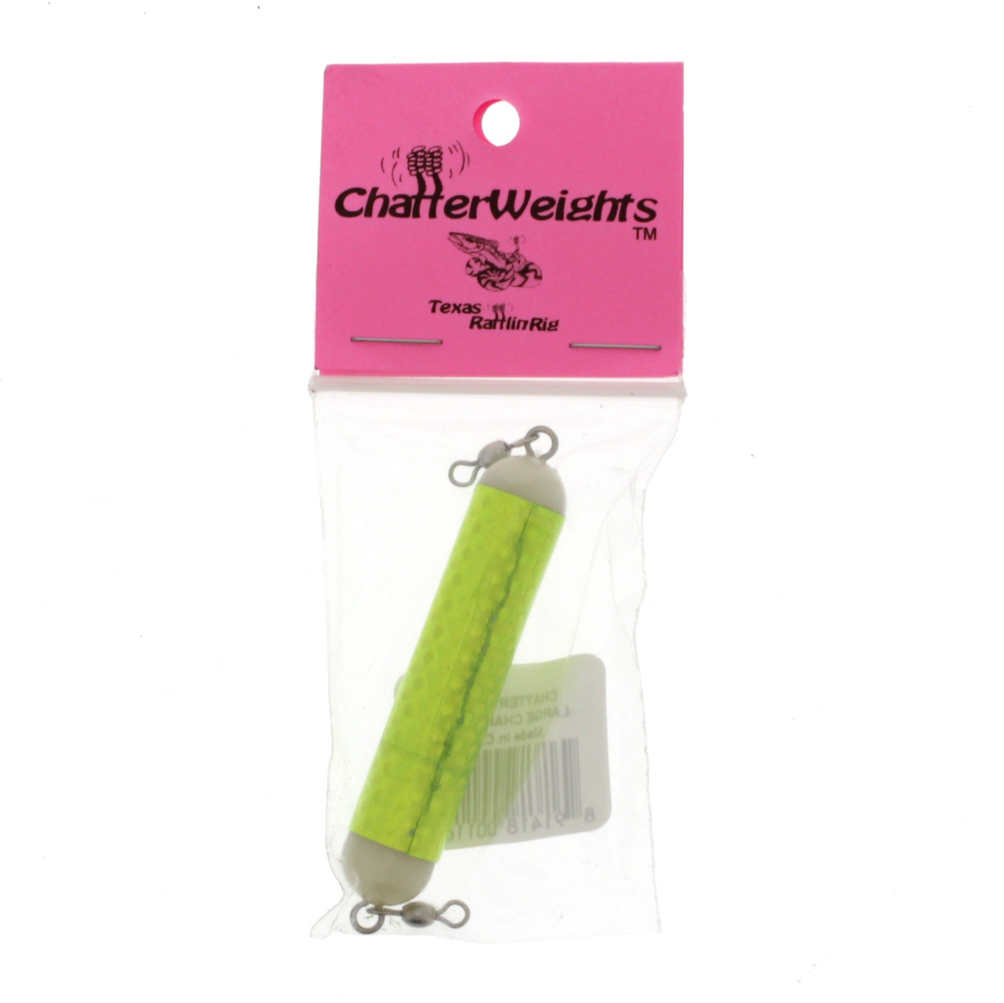 Texas Rattlin' Rig Chatter Weights Green, Large Shop