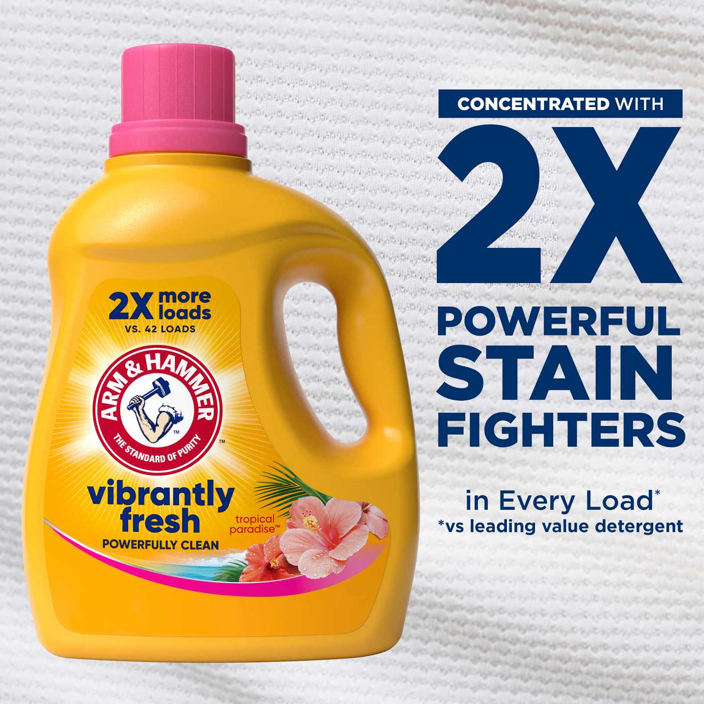 Arm & Hammer Vibrantly Fresh HE Liquid Laundry Detergent, 89 Loads - Tropical Paradise; image 8 of 10