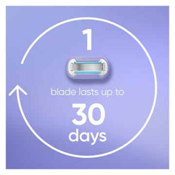 Gillette Venus Deluxe Smooth Swirl Women's Razor Handle + 2 Blade Refills