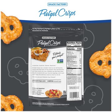 Snack Factory Sea Salt & Cracked Pepper Pretzel Crisps
