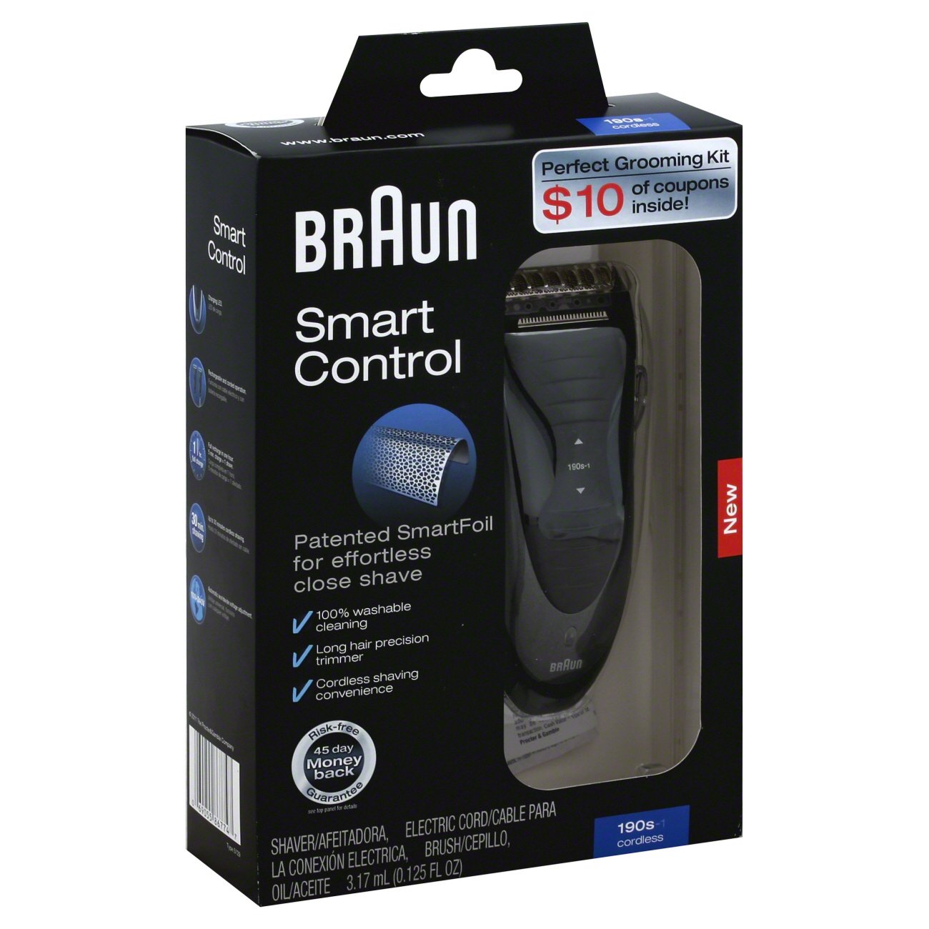 Braun Smart Control Cordless Shaver Shop Electric shavers & trimmers
