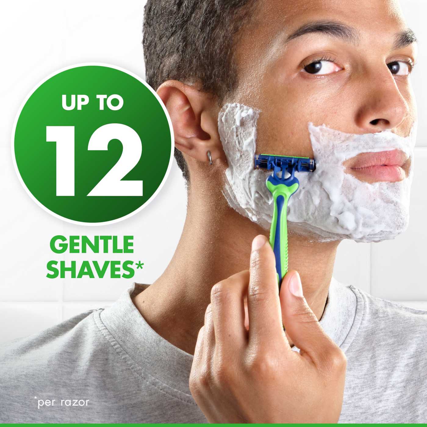 Gillette Sensor3 Sensitive Men's Disposable Razor; image 5 of 10