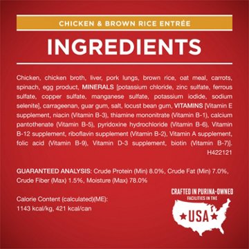 Purina ONE Classic Entrees Wet Dog Food Variety Pack - Ground Chicken and Brown Rice, and Beef and Brown Rice