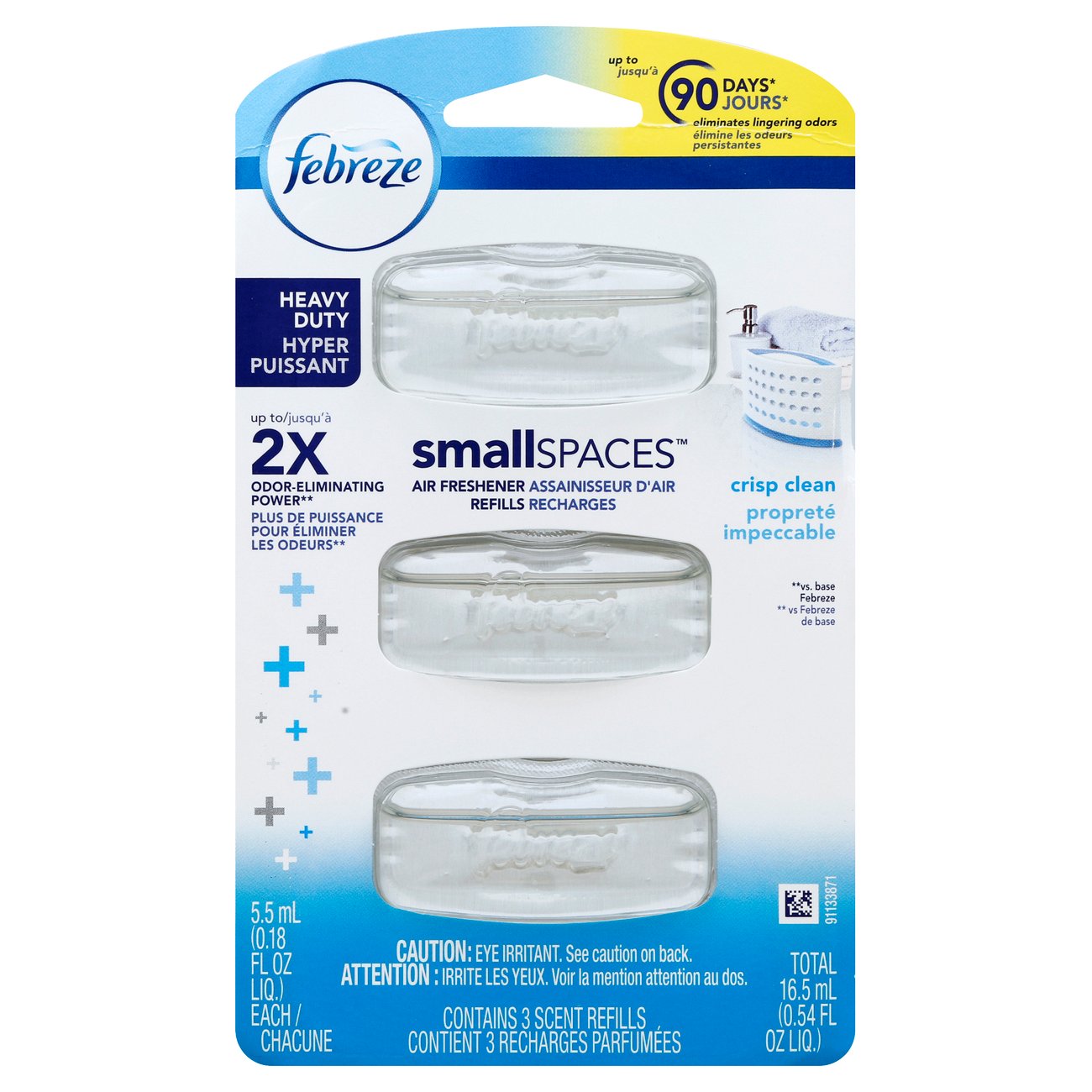 Febreze Small Spaces Heavy Duty Crisp Clean Refills Shop Air   001853512