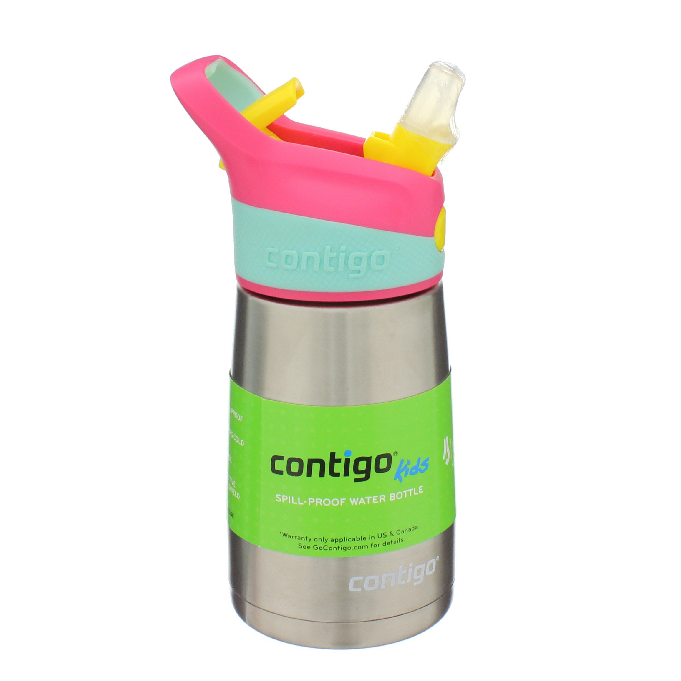 Contigo Striker Chill Autospout Stainless Steel Kids Bottle, 10oz