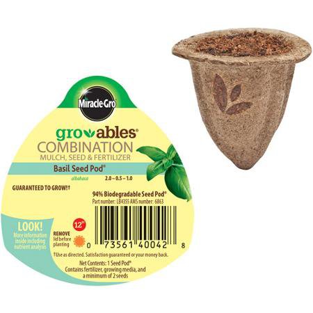 MiracleGro Growables Basil Seed Pod Shop Patio & Outdoor at HEB