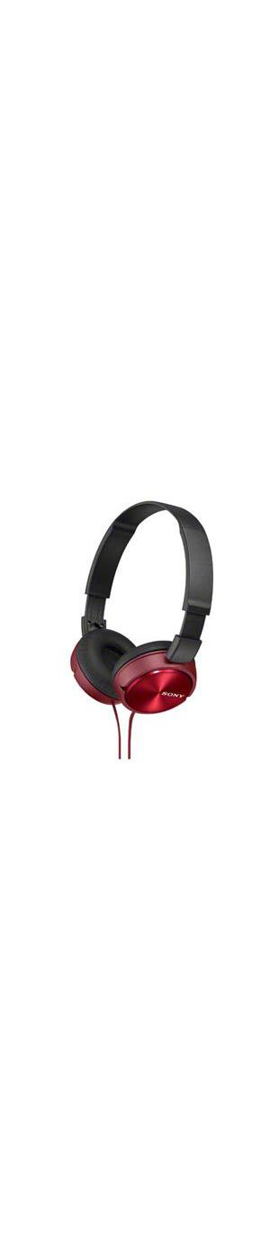 Sony Red Foldable Headphones; image 2 of 2