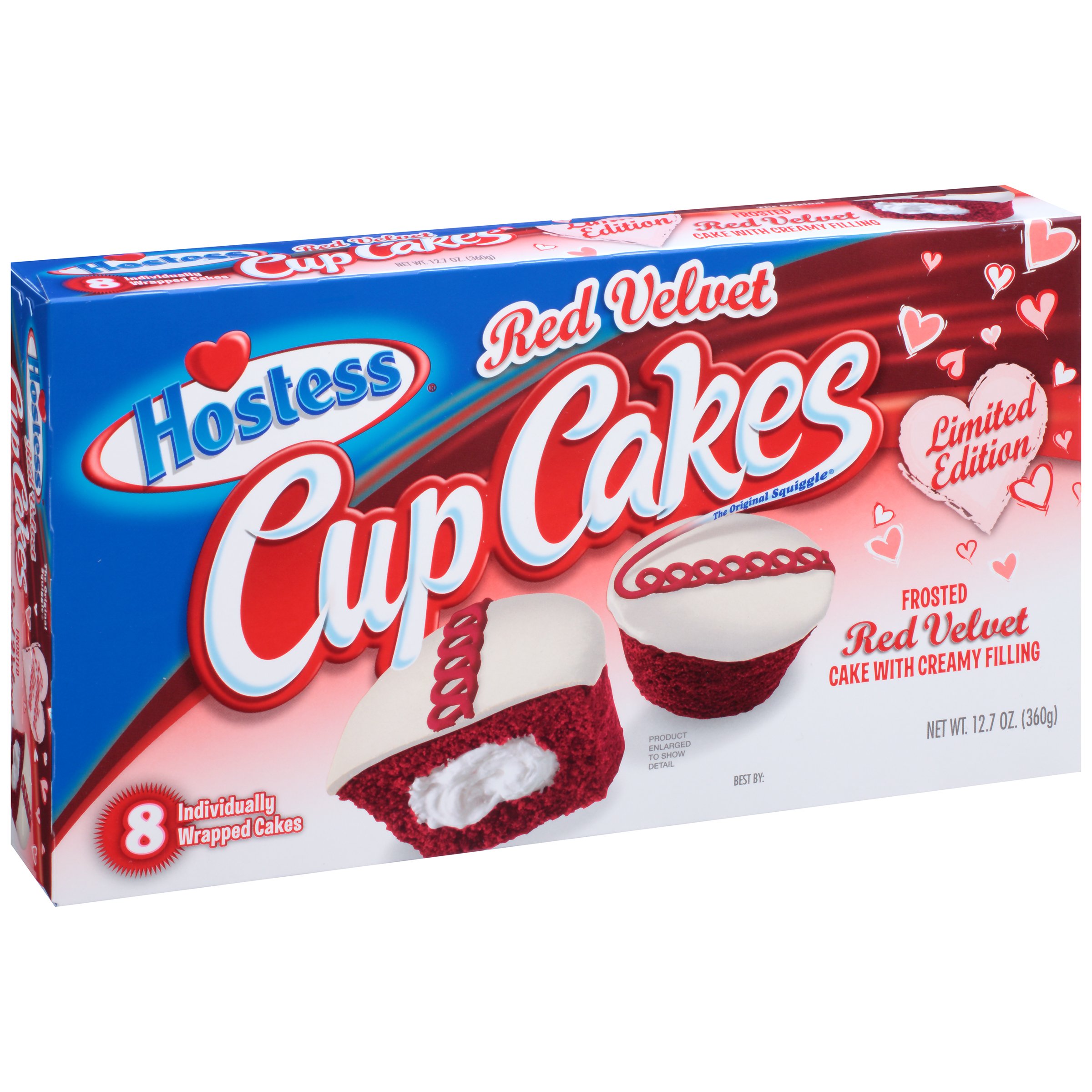 Hostess Limited Edition Red Velvet Cup Cakes Shop Snack Cakes at HEB