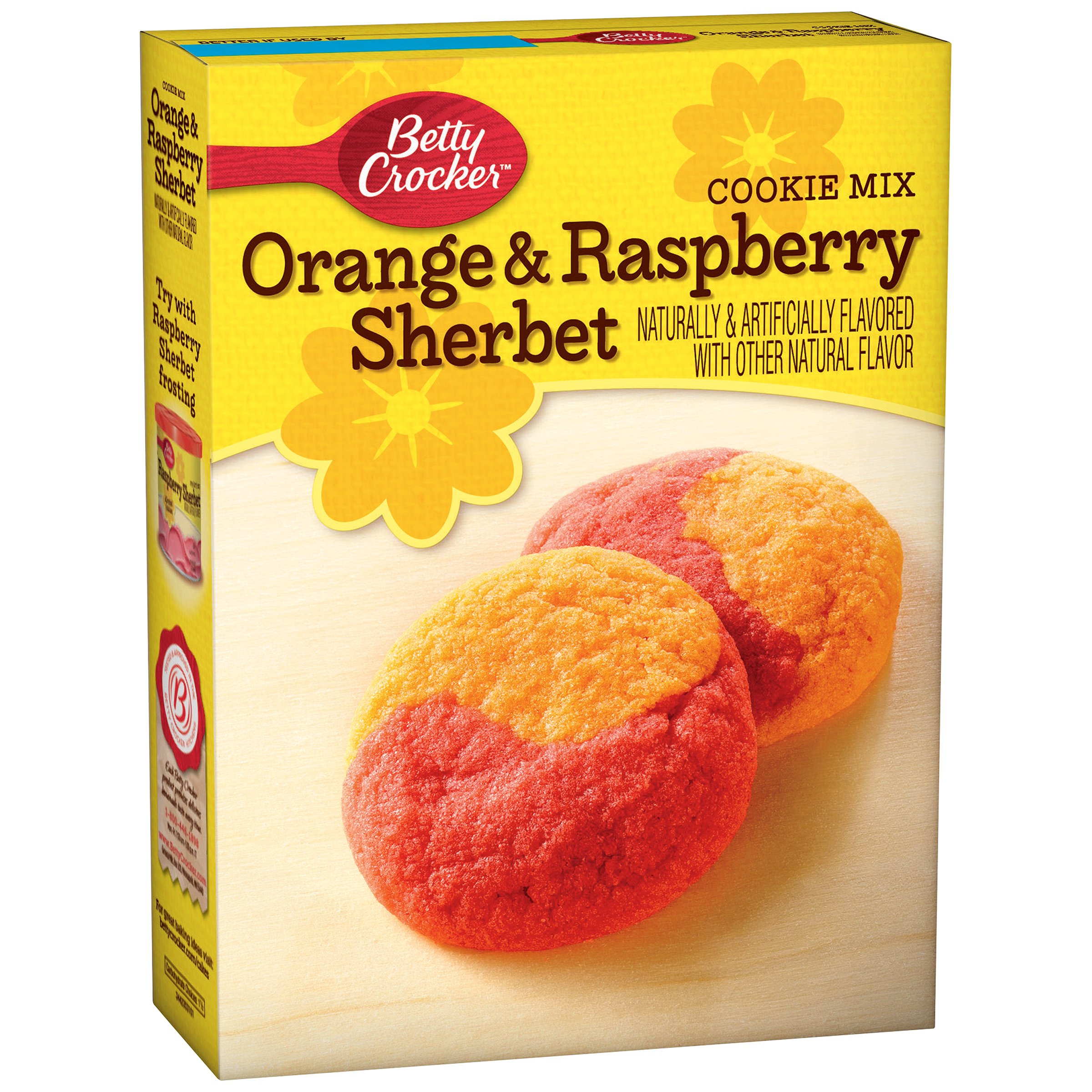 Betty Crocker Orange & Raspberry Sherbert Cookie Mix - Shop Baking ...