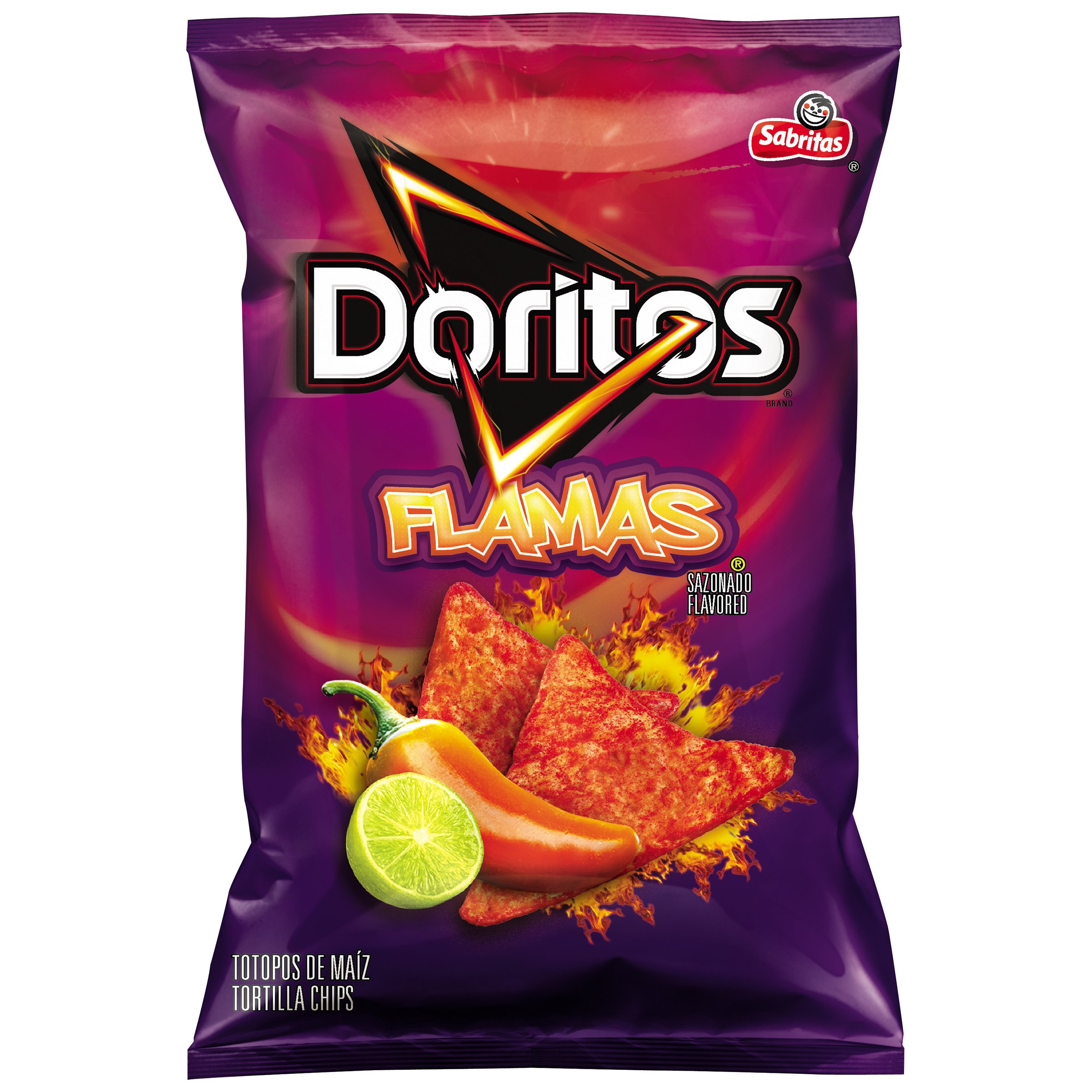 reduced fat doritos flamas
