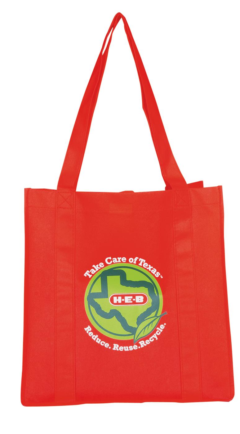 H-E-B Reusable Shopping Bag, Red; image 1 of 2