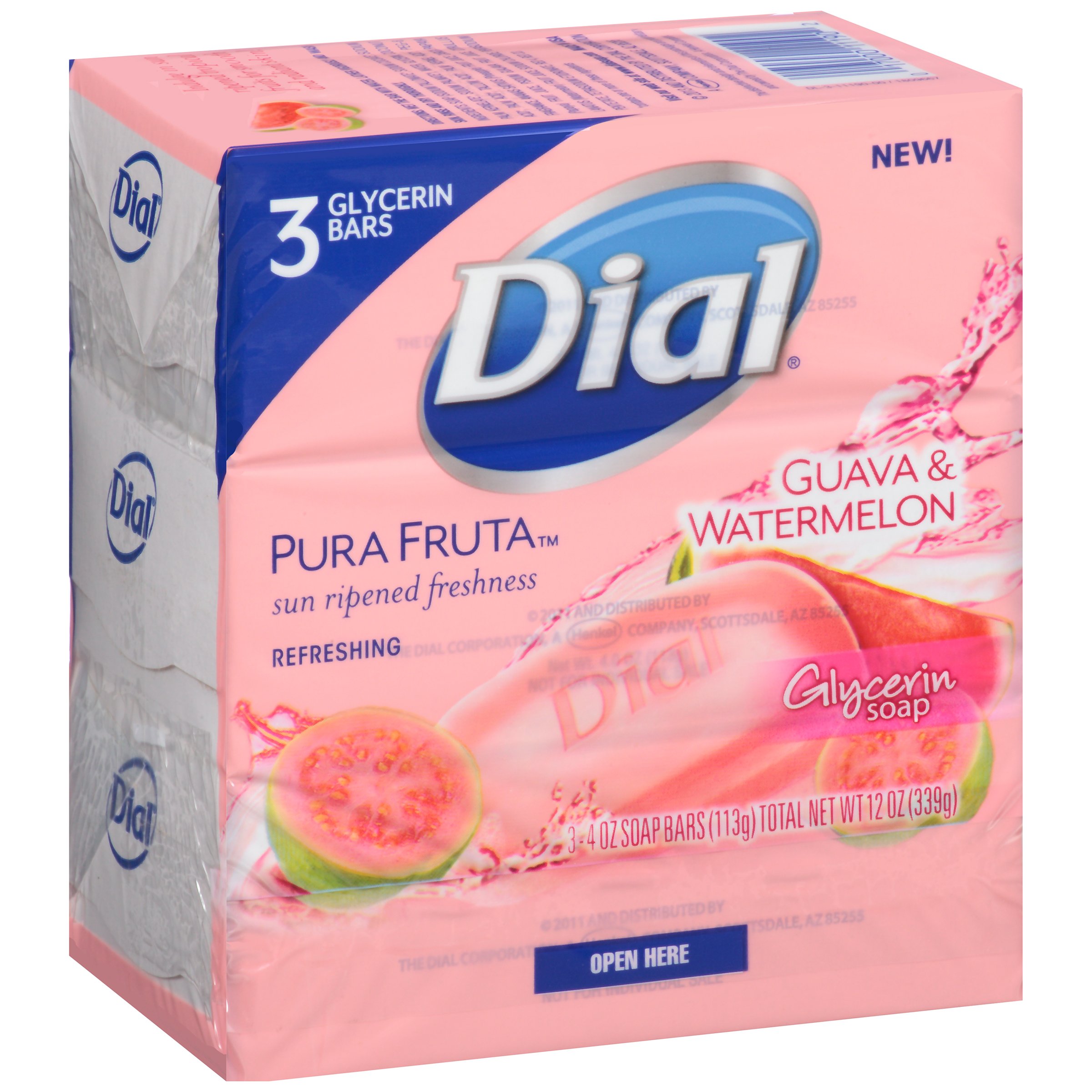 Dial Pura Fruta Guava Watermelon Bar Soap Shop Hand Bar Soap At H E B