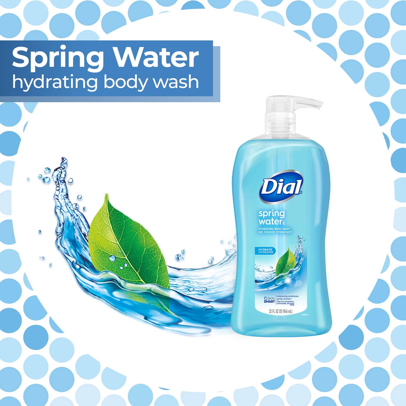 Dial Refresh & Renew Body Wash - Spring Water; image 6 of 6