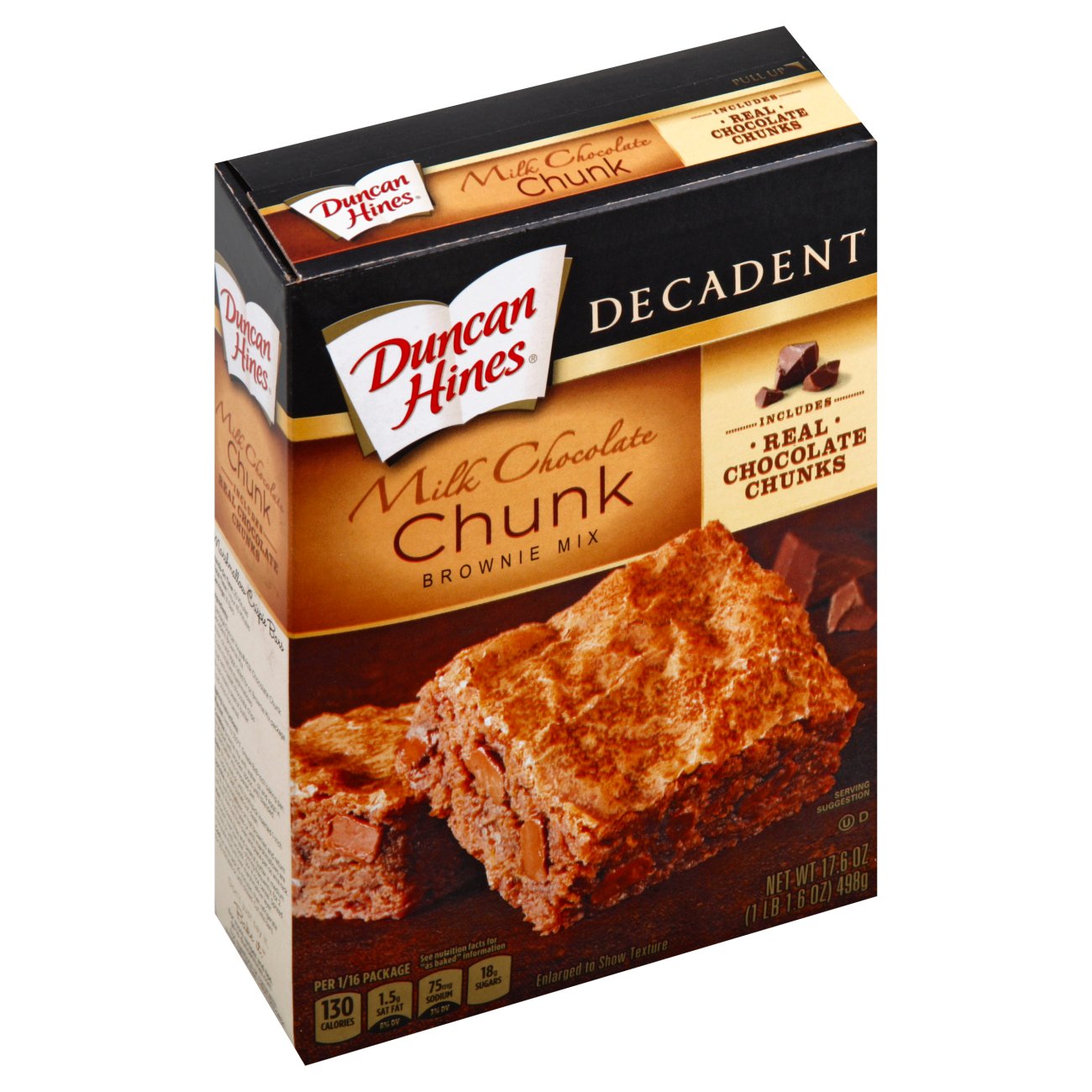 Duncan Hines Decadent Brownies Milk Chocolate Chunk Brownie Mix Shop