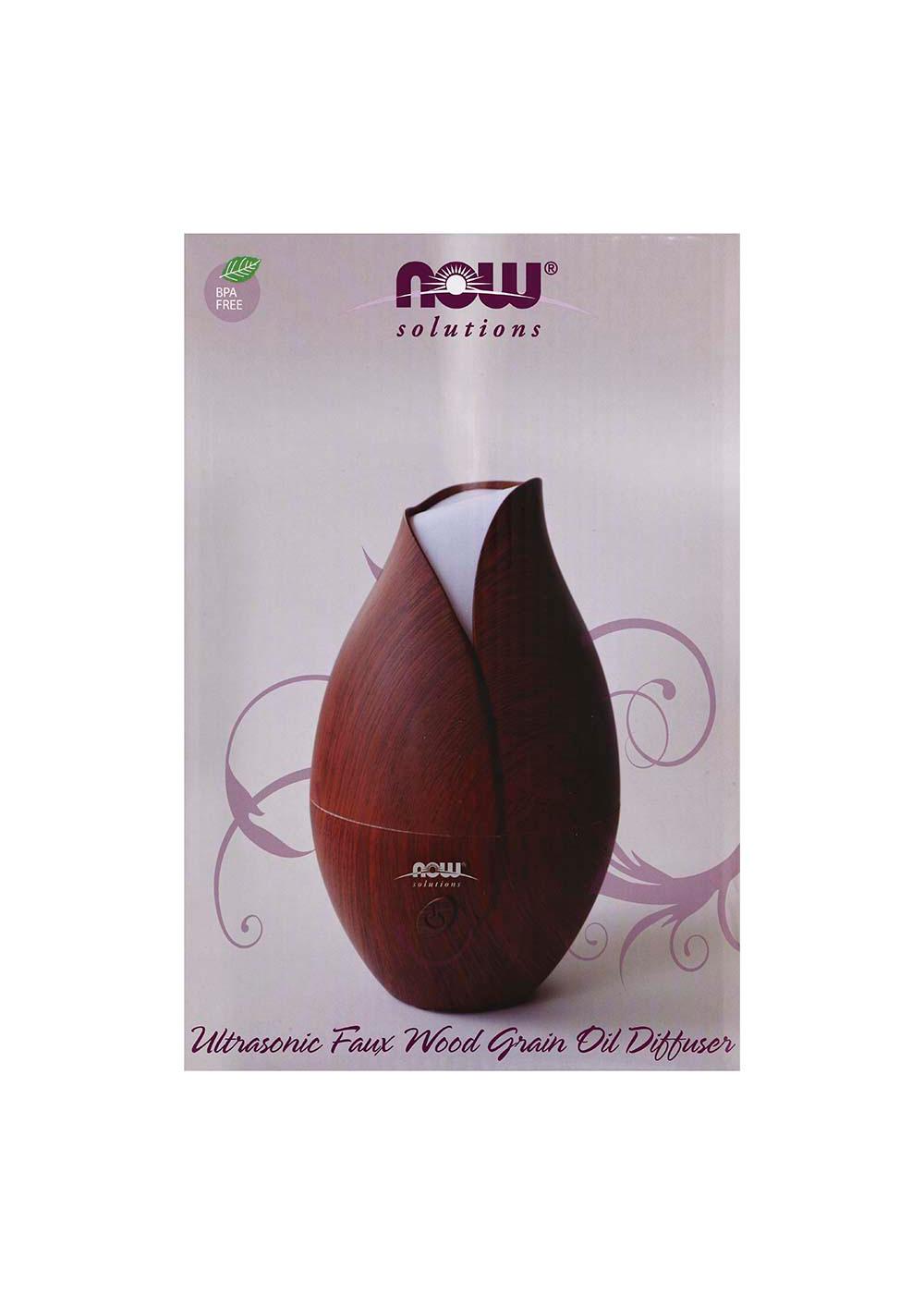 NOW Solutions Ultrasonic Faux Wood Grain Oil Diffuser; image 1 of 2