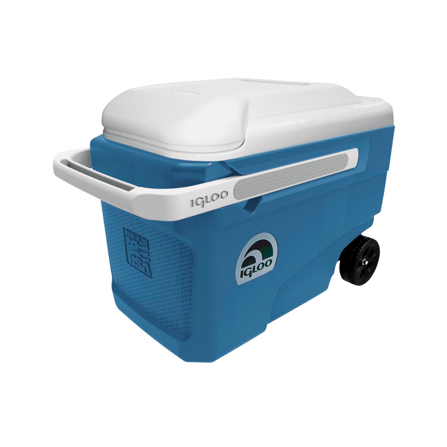 igloo quart maxcold cooler blue navy 40 qt