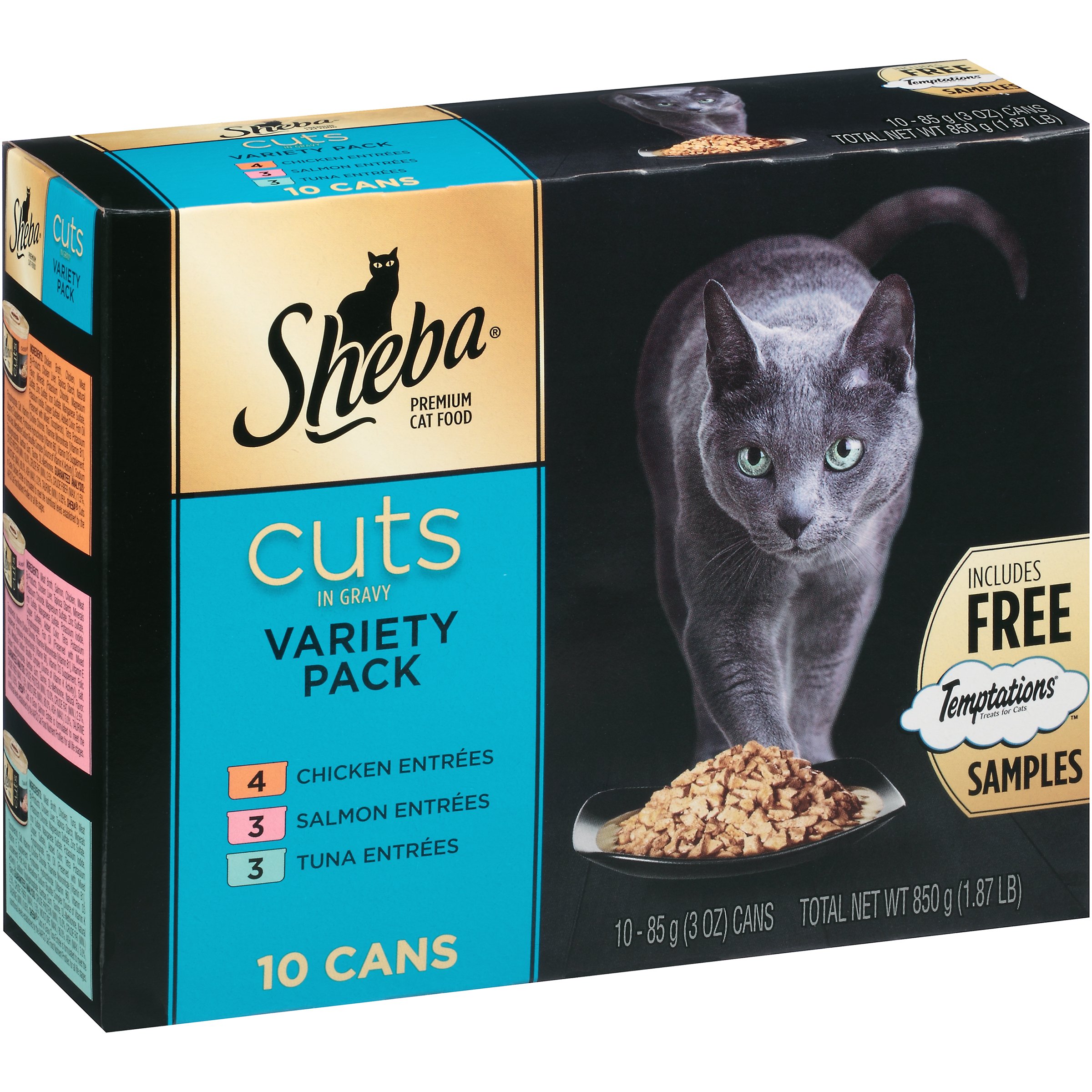 Sheba Premium Cuts In Gravy Cat Food Variety Pack Shop Cats at HEB