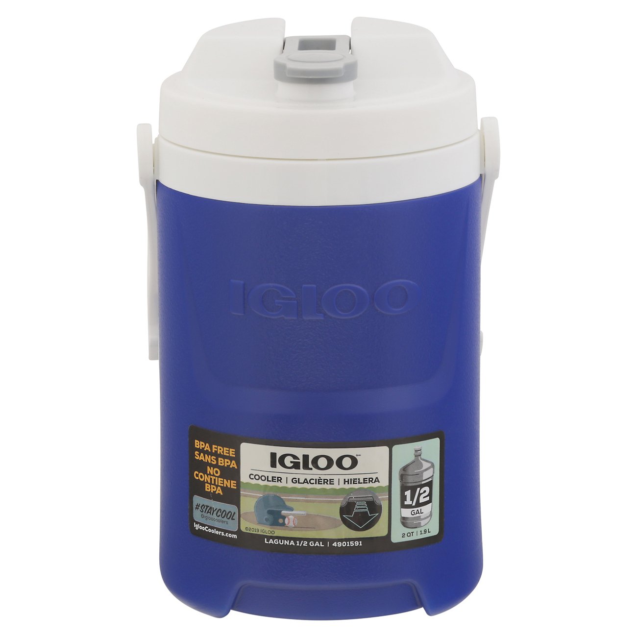 Igloo Blue Half Gallon Sport Cooler - Shop Insulators & Coolers at H-E-B