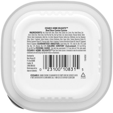 Cesar Home Delights Soft Wet Dog Food - Beef Stew