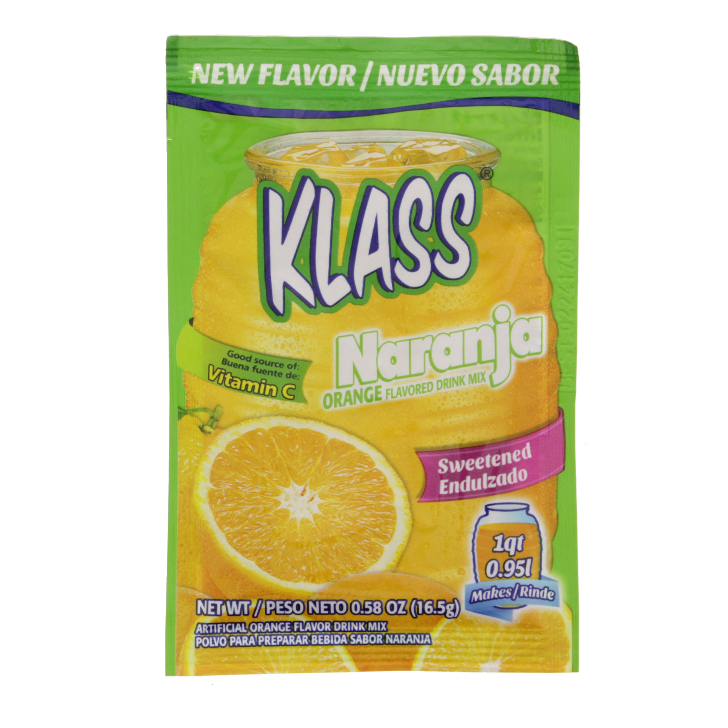 Klass Orange Naranja Sweetened Drink Mix Shop Mixes & Flavor