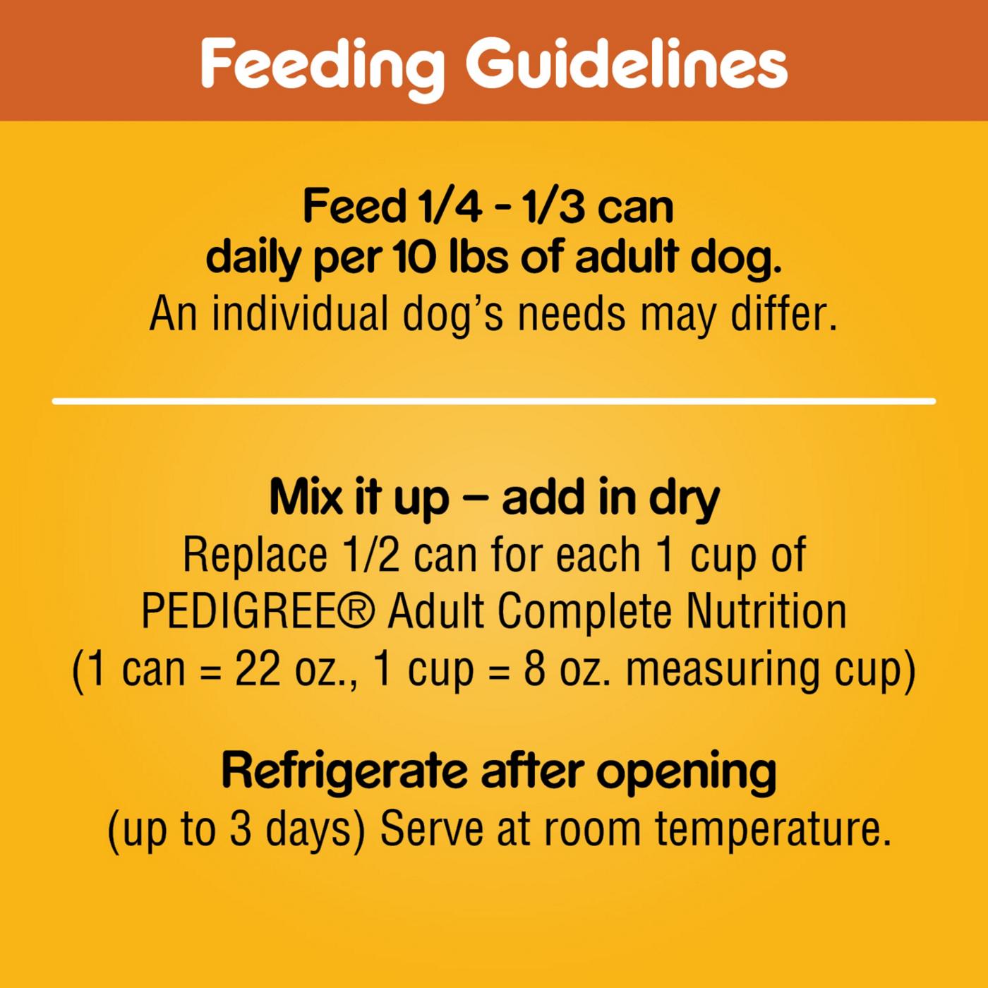 Pedigree Chopped Ground Dinner with Chicken Soft Wet Dog Food; image 2 of 5