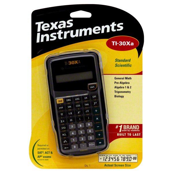 Calcolatrice scientifica Texas Instruments TI 30 Xa - 395561