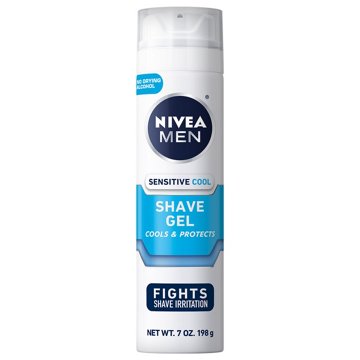 NIVEA Men Sensitive Cooling Shaving Gel Aerosol Can, 7 oz