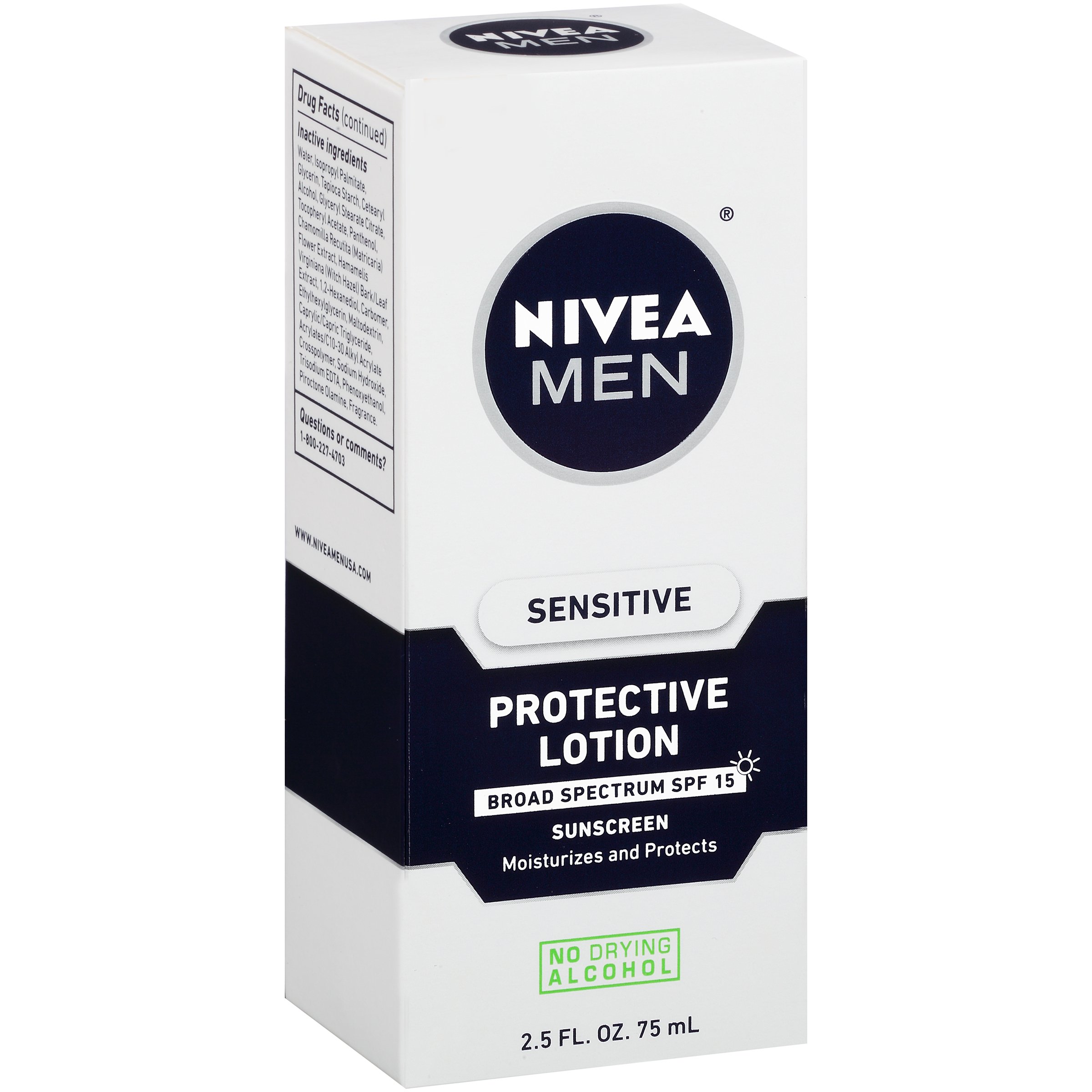 Nivea For Men Sensitive SPF 15 Lotion Moisturizer Shop Sunscreen