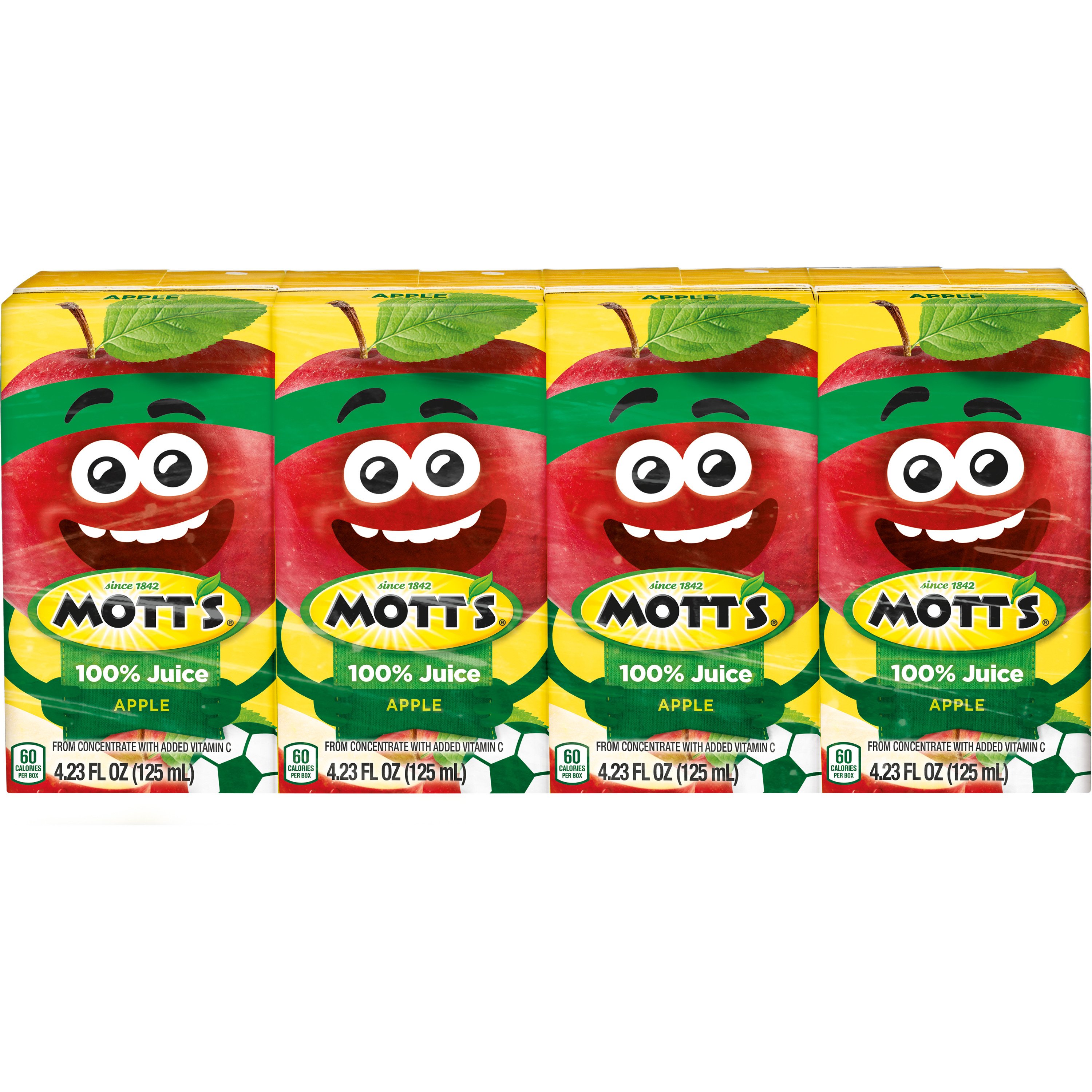 Mott's 100% Juice, Apple - 6 pack, 8 fl oz bottles