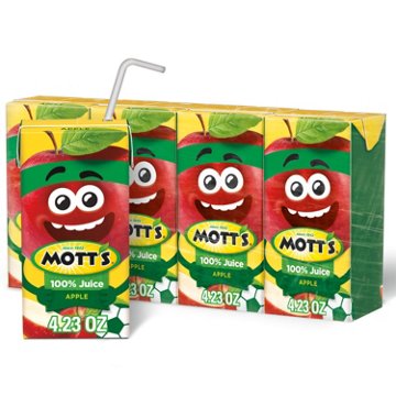 Mott's 100% Original Apple Juice 4 pk Boxes, 4.23 oz