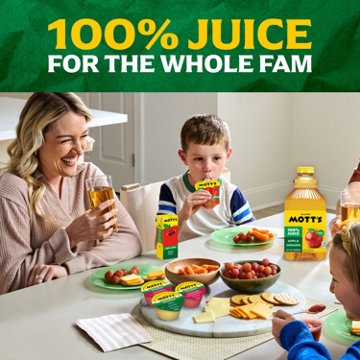 Mott's 100% Original Apple Juice 4 pk Boxes, 4.23 oz
