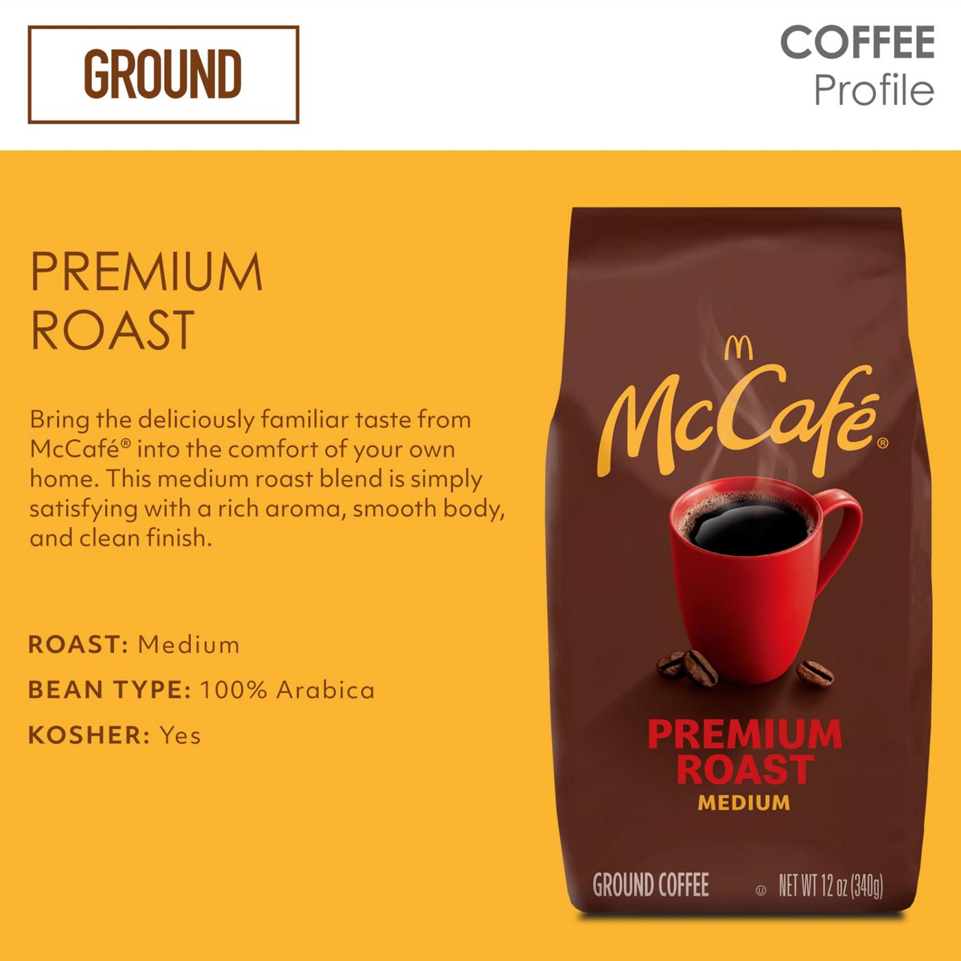McCafe Premium Roast Medium Ground Coffee; image 2 of 7