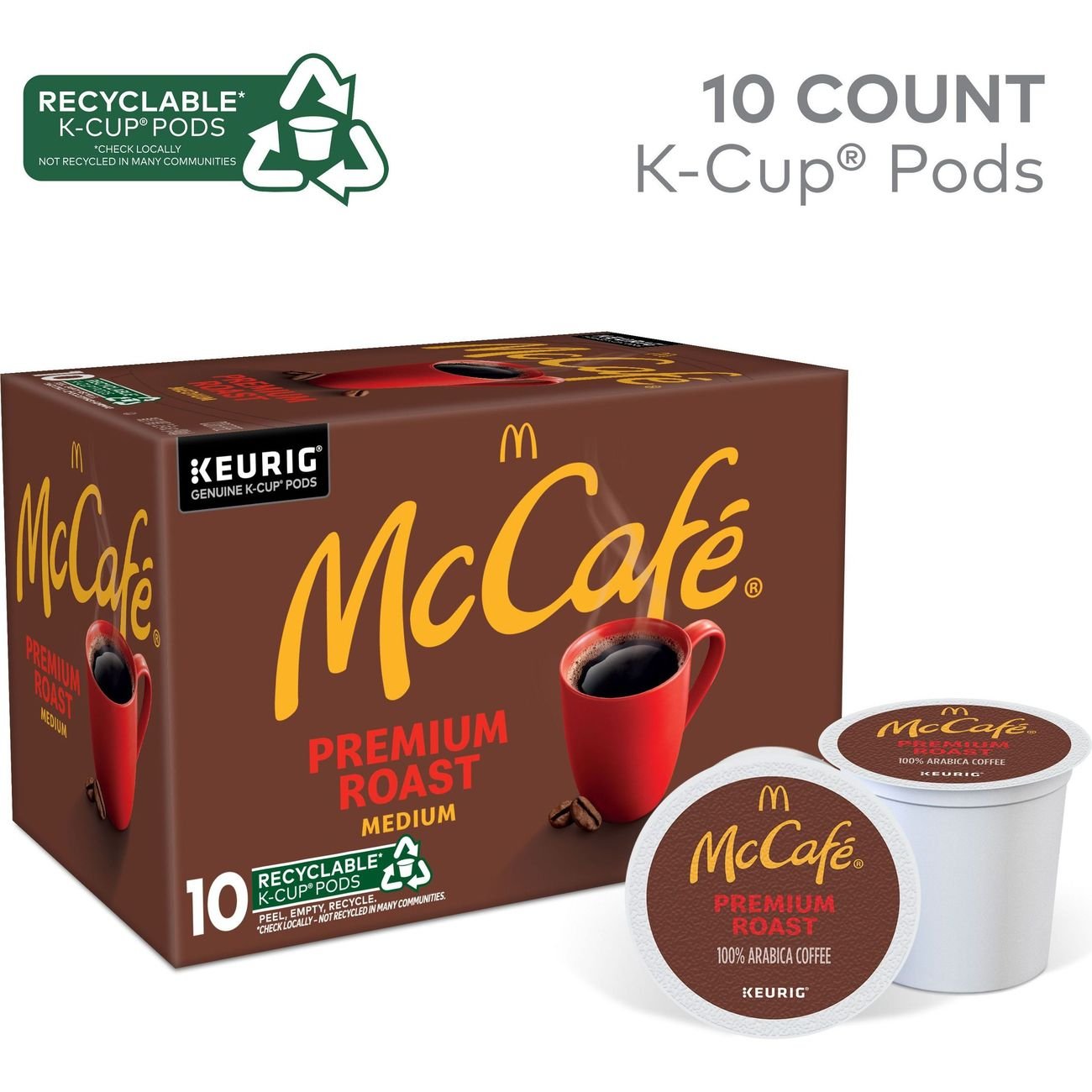 McCafe Premium Roast Medium Roast Single Serve Coffee K Cups - Shop Coffee  at H-E-B