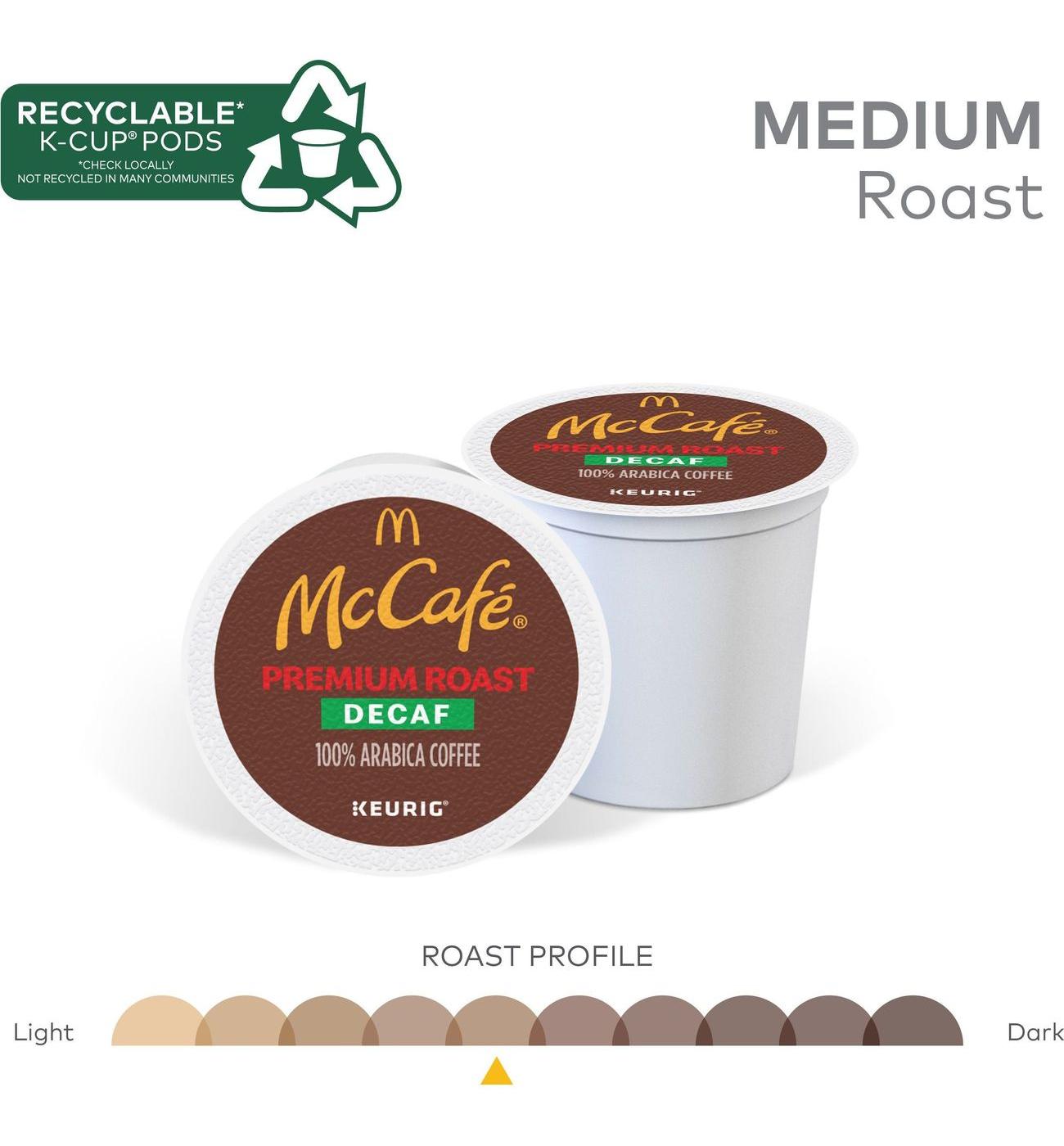 McCafe Premium Roast Decaf Medium Roast Single Serve Coffee K Cups; image 11 of 16