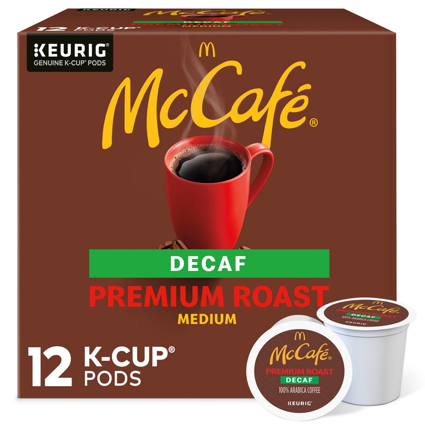 McCafe Premium Roast Decaf Medium Roast Single Serve Coffee K Cups; image 1 of 10