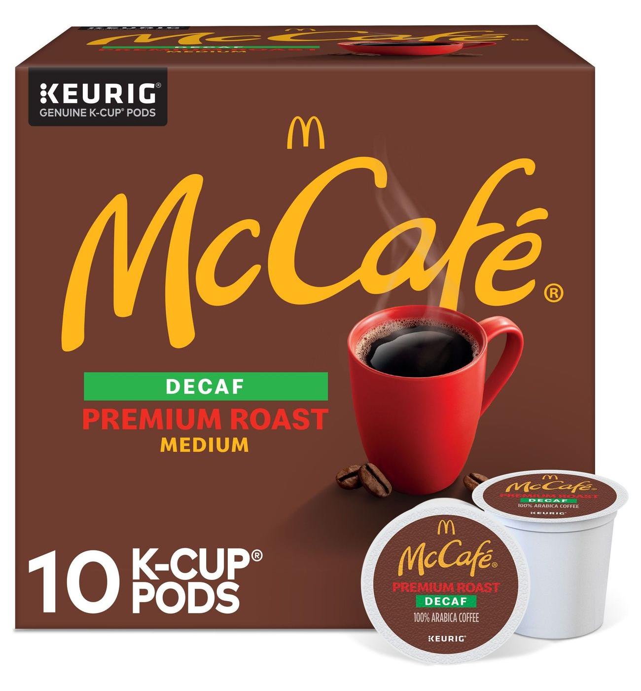 McCafe Premium Roast Decaf Medium Roast Single Serve Coffee K Cups; image 1 of 10